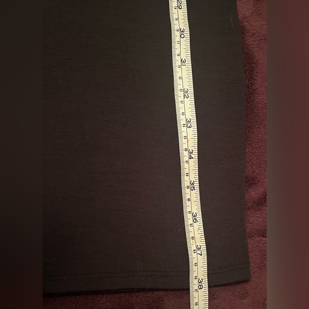 Lularoe size XS Two-Tone bodycon gray & black short sleeve midi Dress - Picture 6 of 7